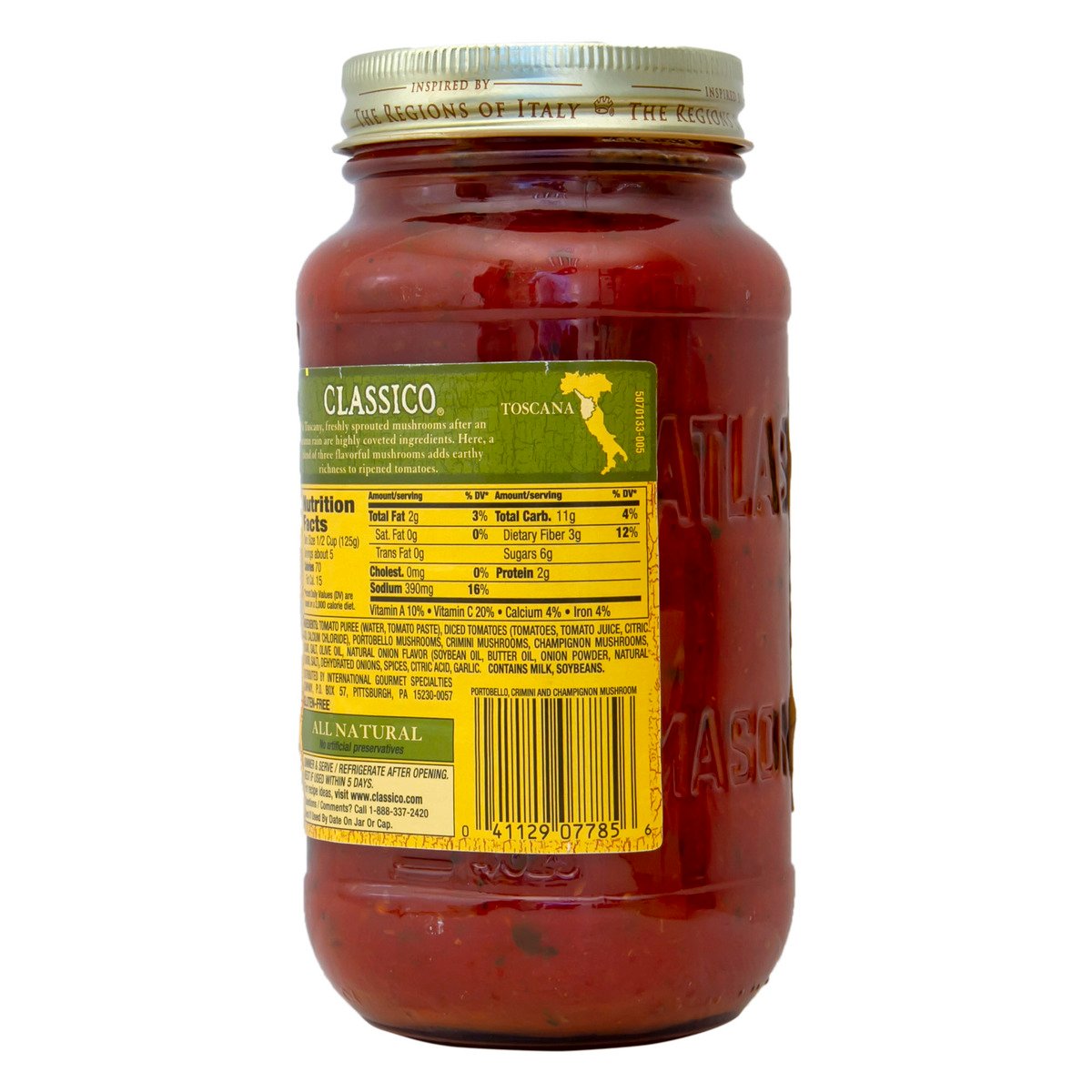 Classico Pasta Sauce Mushroom 680 g