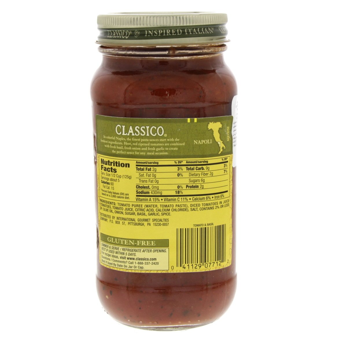 Classico Tomato And Basil Pasta Sauce 680 g
