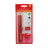 Faber-Castell Junior Grip Pencil 3pcs +eraser1pc+sharpener 1pc 116535