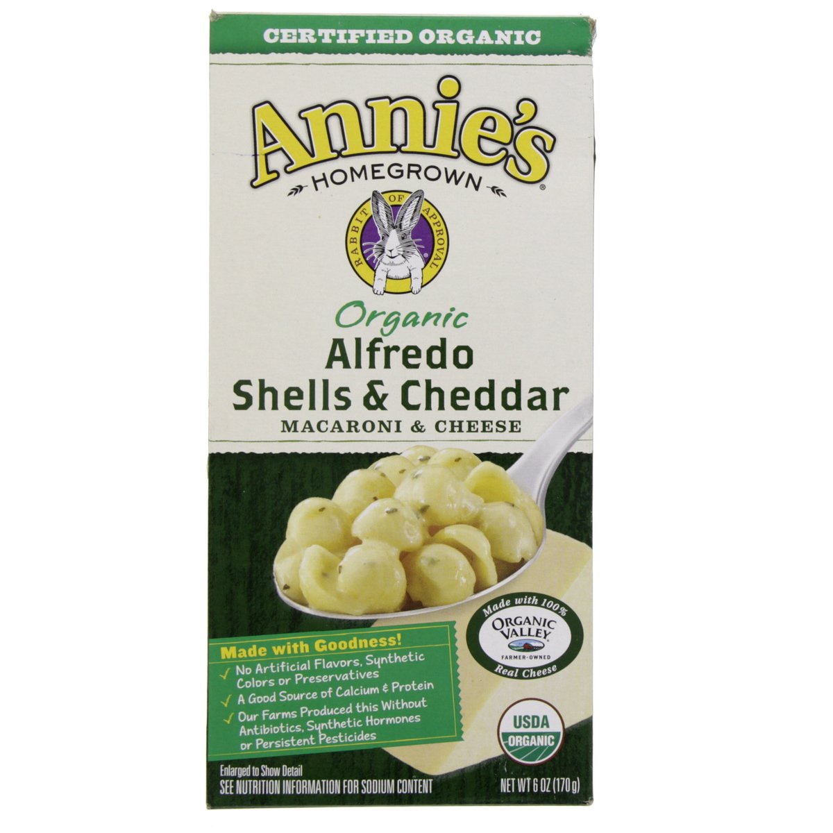 Annie's Organic Alfredo Shells & Cheddar 170 g
