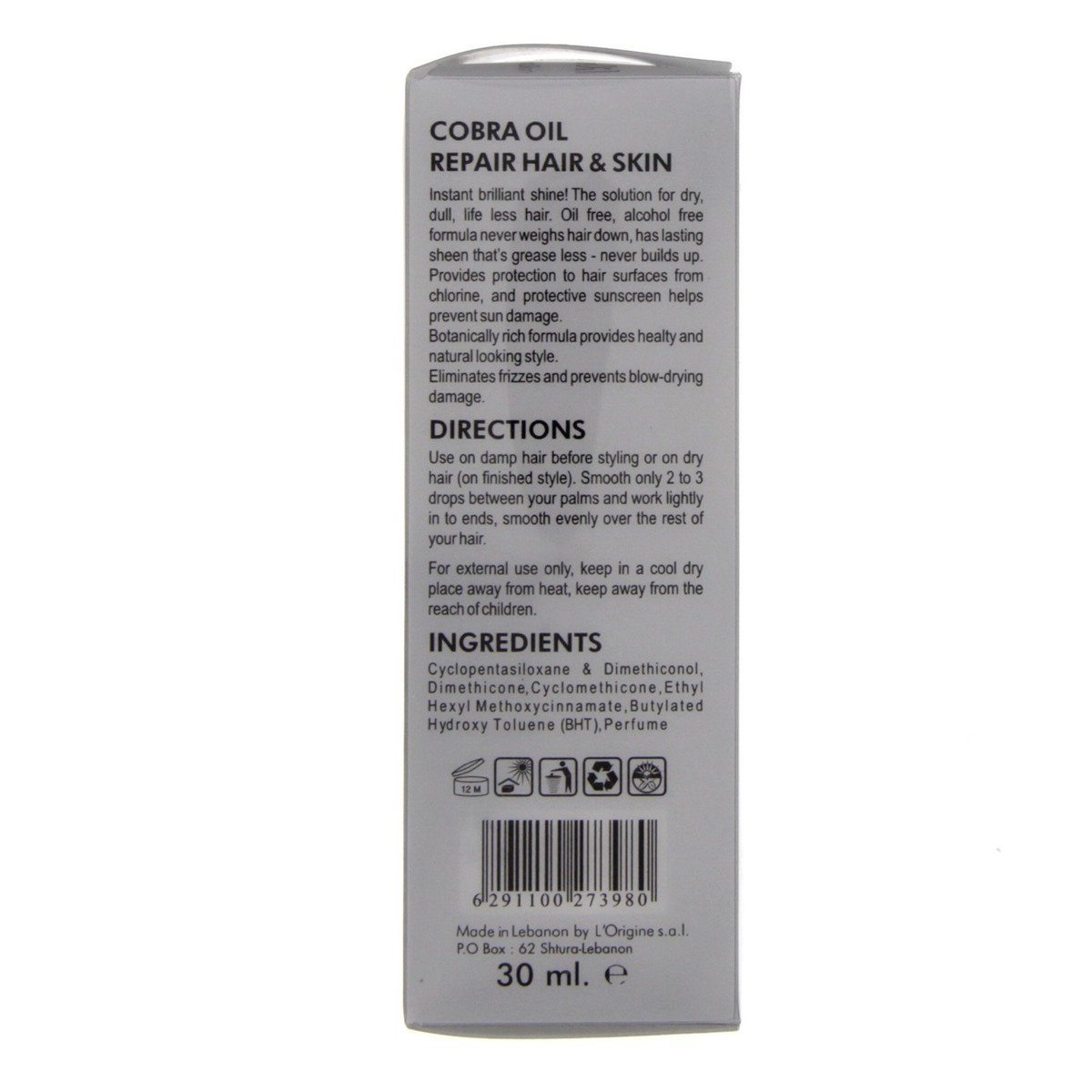 Energy Cobra Oil Hare & Skin 30 ml