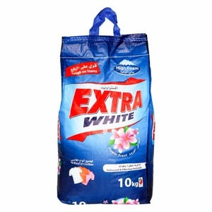 Buy Extra White Washing Powder 10kg Online at Best Price | Washing Pwdr T.Load | Lulu KSA in Saudi Arabia
