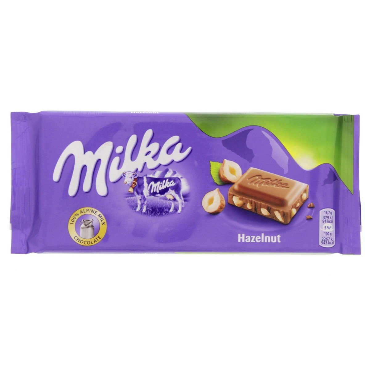 ميلكا شوكولاتة بالبندق 100 جم