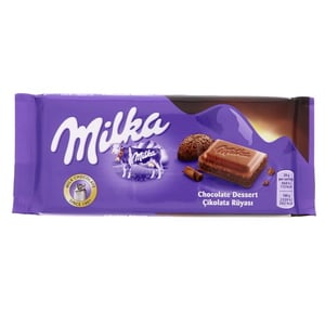 ميلكا حلوى شوكولاتة بالحليب 100 جم