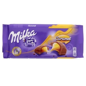 ميلكا شوكولاتة بالكراميل 100 جم