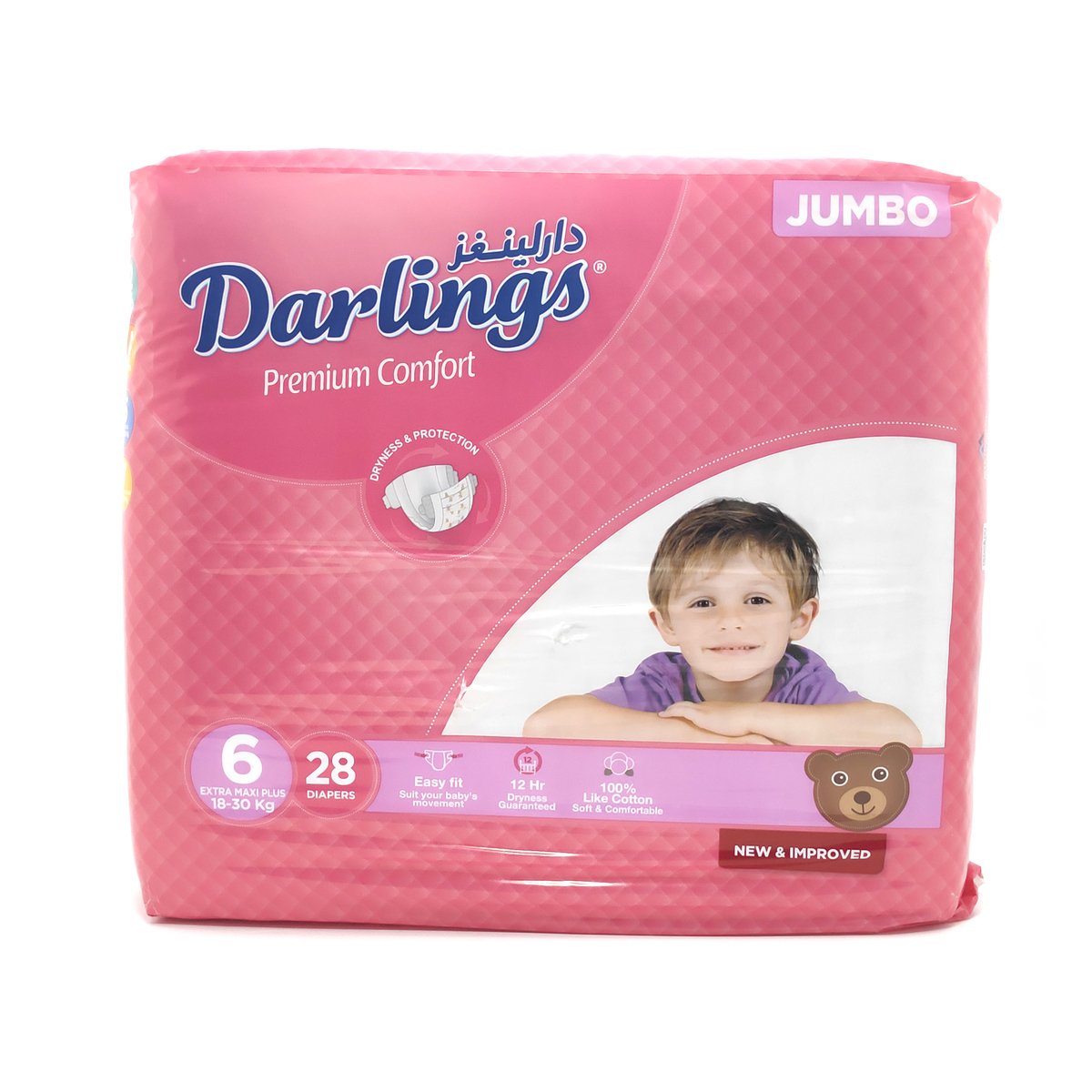 Darlings Premium Comfort No.6 Jumbo Pack 18-30kg 28pcs