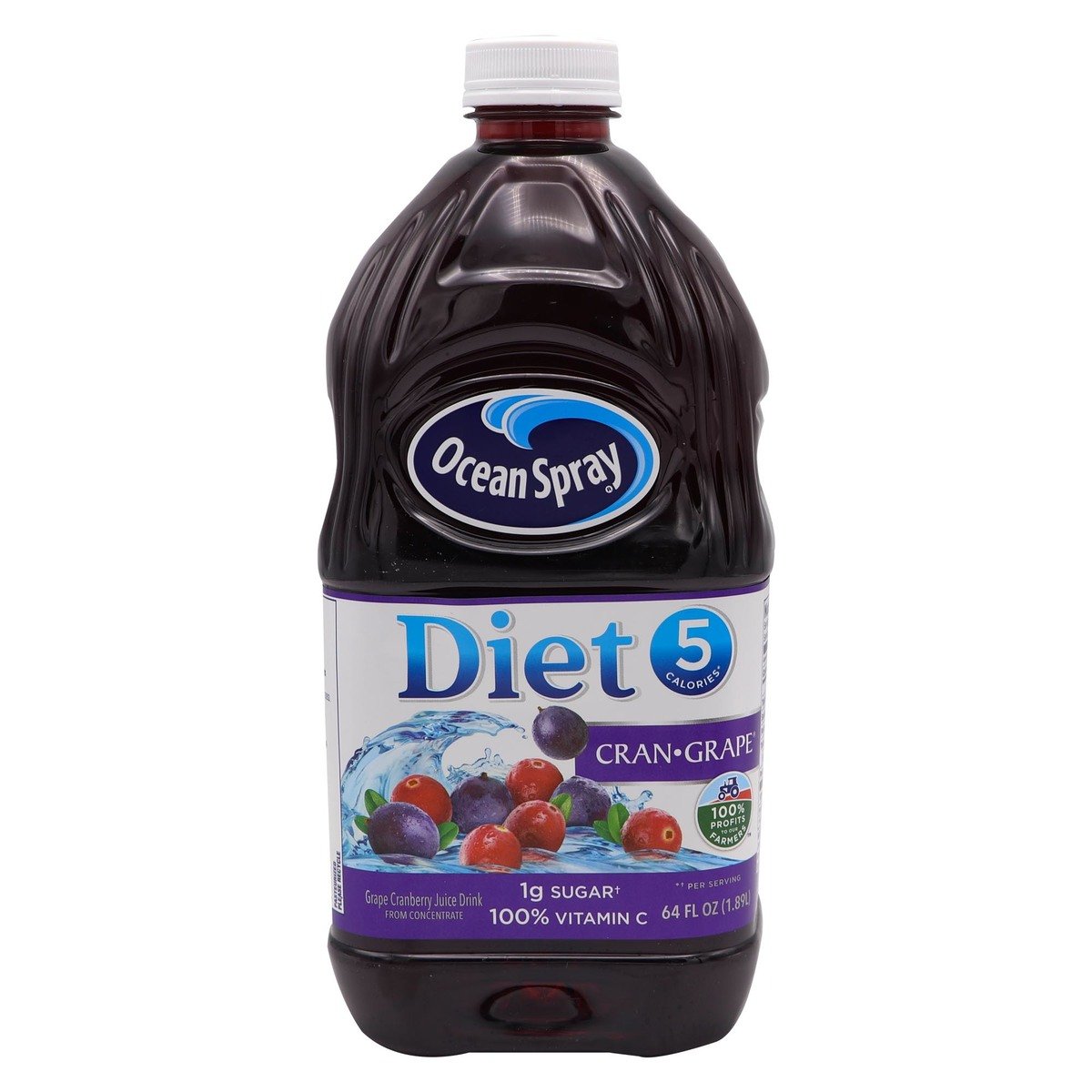 Ocean Spray Diet Grape & Cranberry Juice Drink 1.89 Litres