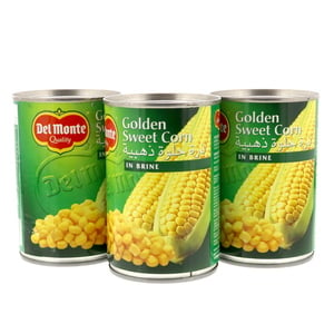 Del Monte Golden Sweet Corn in Brine 3 x 410 g