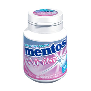 Mentos White Chewing Gum Tutti Fruitti Sugar Free 38pcs