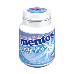 Buy Mentos White Sugar Free Chewing Gum Sweetmint Flavour 54 g Online at Best Price | Gums | Lulu Kuwait in Saudi Arabia