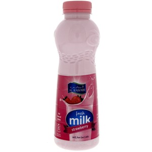 Al Rawabi Fresh Milk Strawberry 500 ml