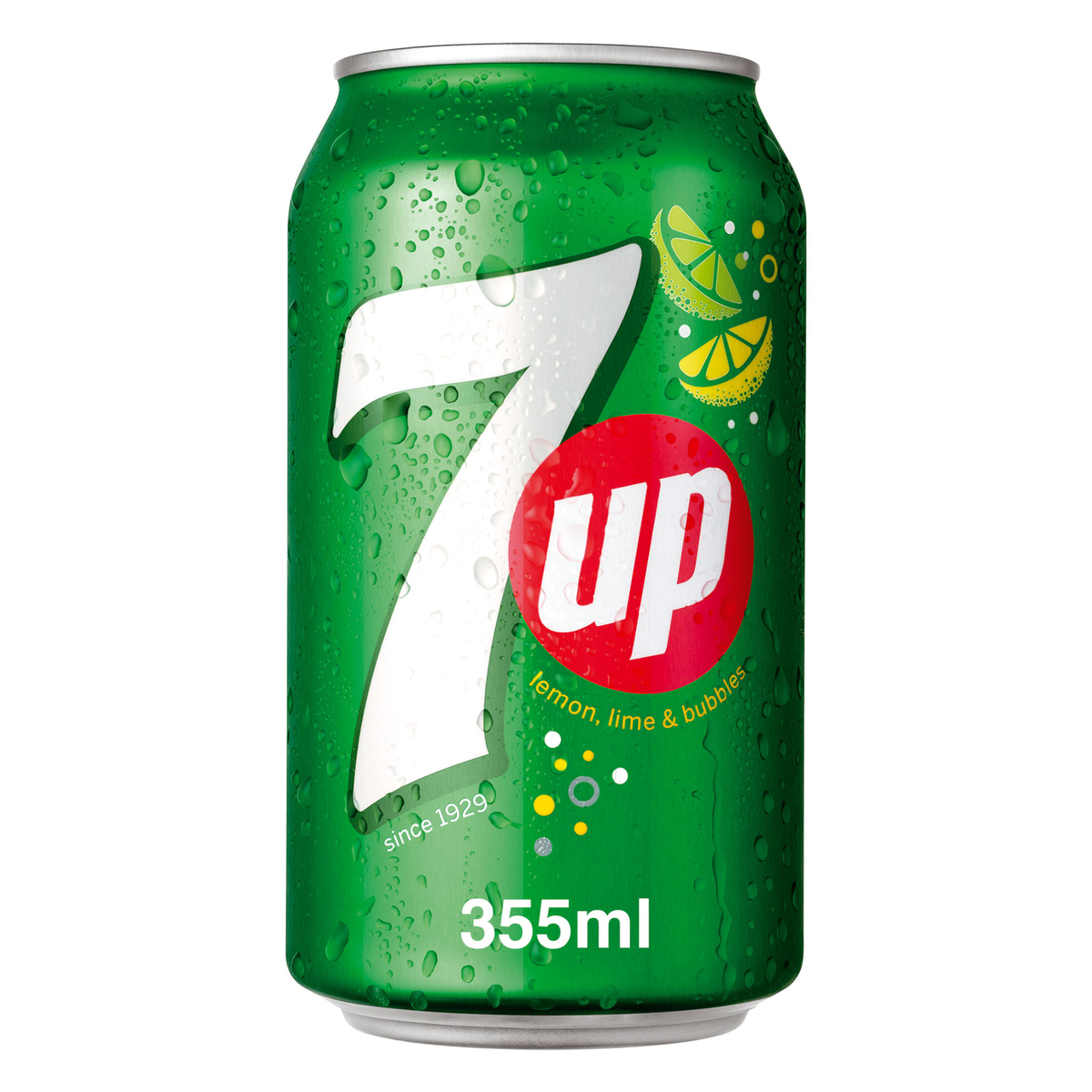 اشتري قم بشراء 7UP Carbonated Soft Drink Can 6 x 355 ml Online at Best Price من الموقع - من لولو هايبر ماركت Cola Can في السعودية