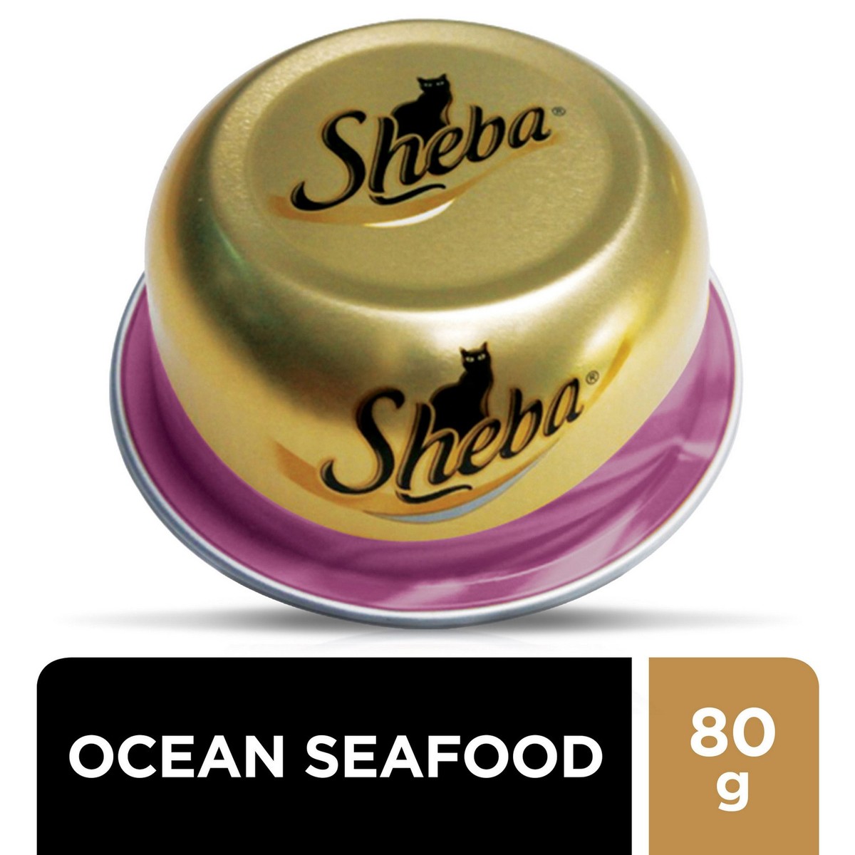 Sheba Ocean Fish Seafood Domes Cat Food 24 x 80 g