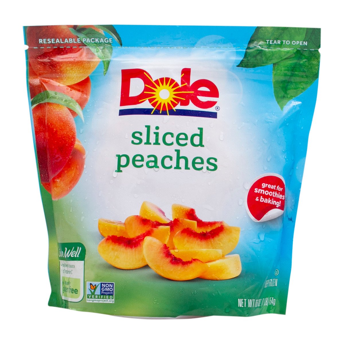 Dole Sliced Peaches 454 g