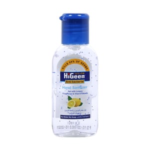 Hi-Geen Anti Bacterial Hand Sanitizer Gel Lemon 50ml