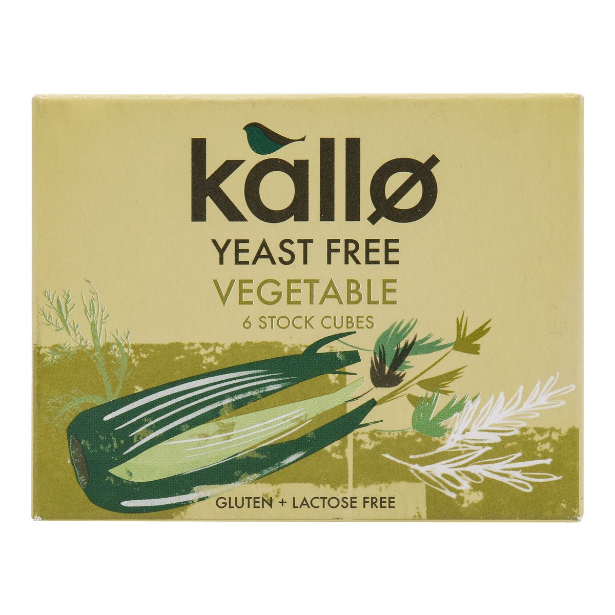 Kello Yeast Free Vegetable Stock Cubes 66g
