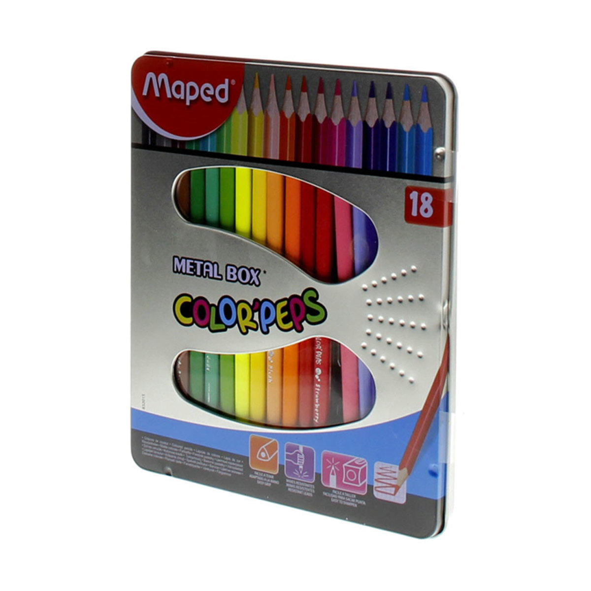 Maped 18-color Pencil Metal Box8320115