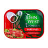 جون ويست سردين بدون عظم في صلصة الطماطم 95 جم