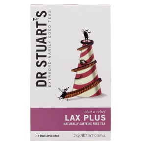 Dr Stuart's Lax Plus Naturally Caffeine Free Tea 15pcs