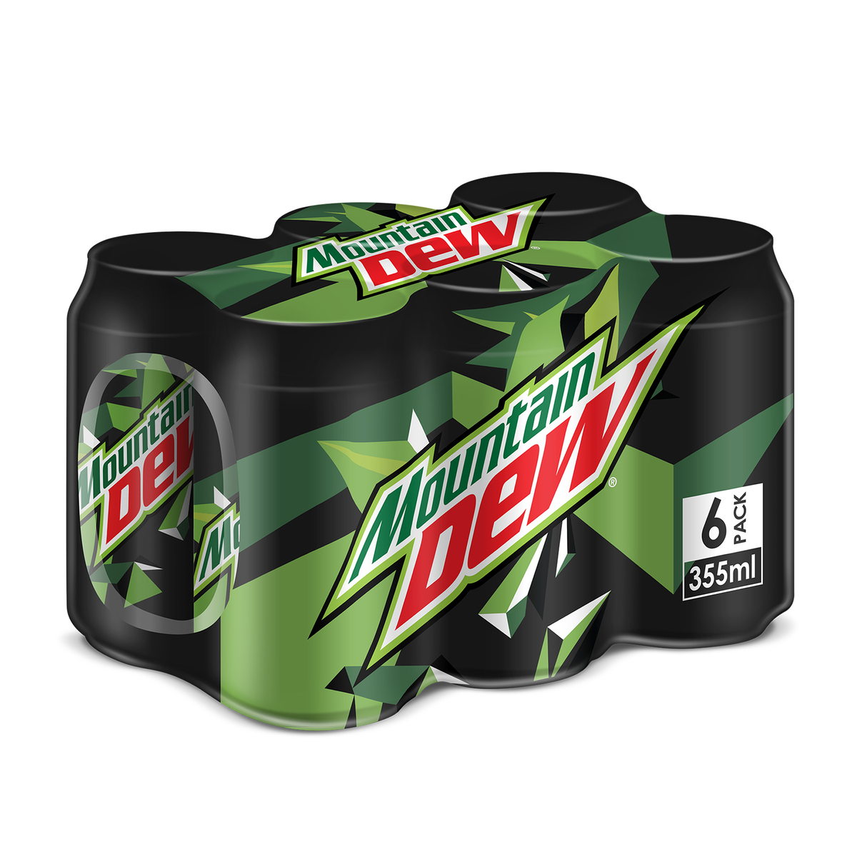 Mountain Dew Carbonated Soft Drink Can 18 x 355 ml