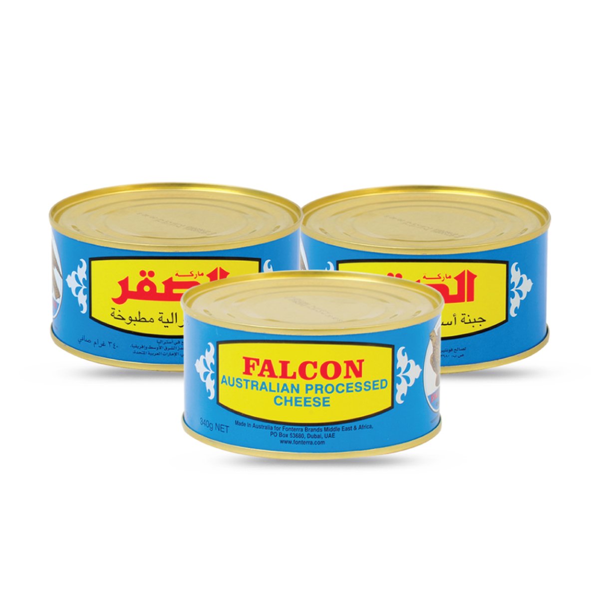 Falcon Cheddar Cheese Tin 3 x 340g