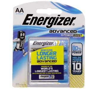 Energizer Advanced + Power Boost AA Battery X91RP8