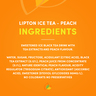Lipton Peach Ice Tea Non-Carbonated Low Calories  Refreshing Drink 320 ml