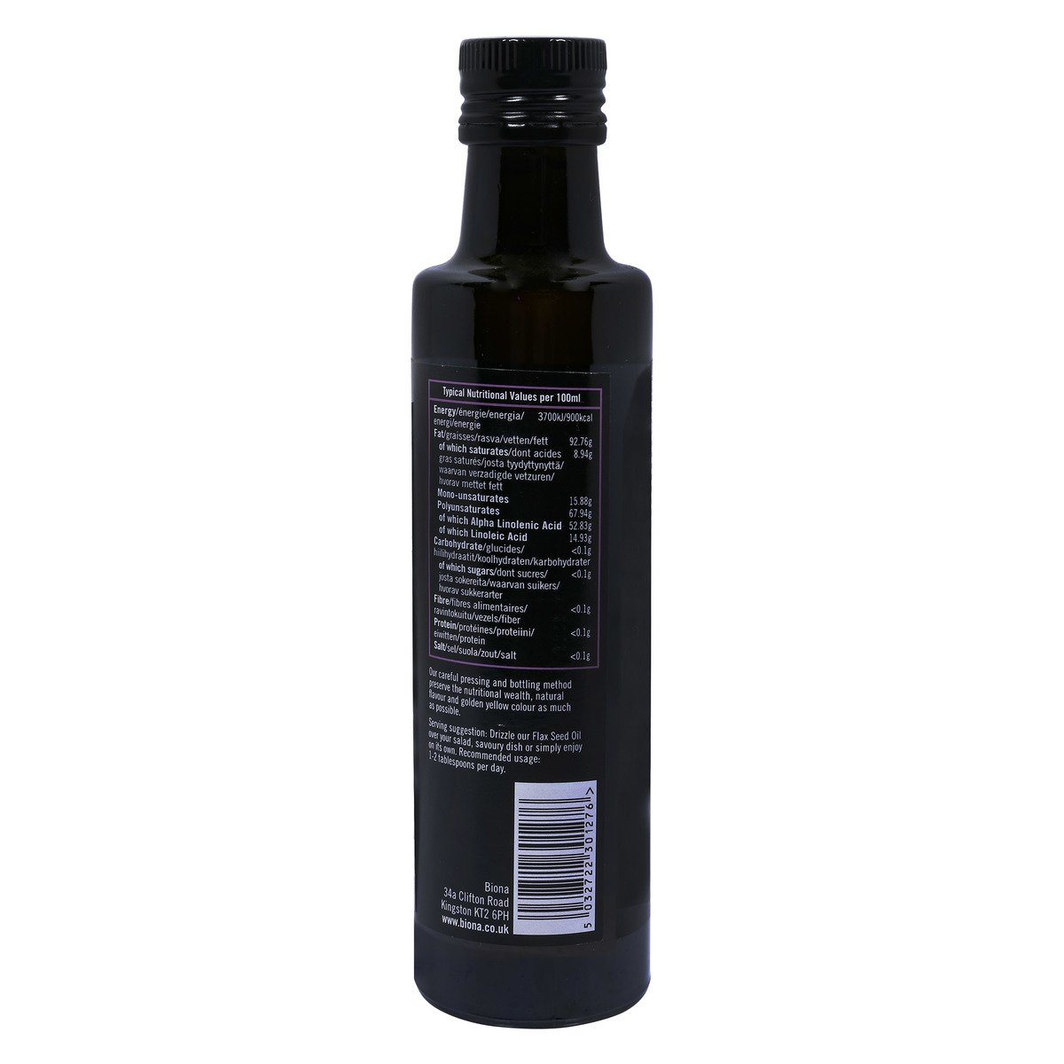 Biona Organic Flax Seed Oil 250 ml