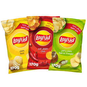 Lays Chips Assorted 3 x 170g