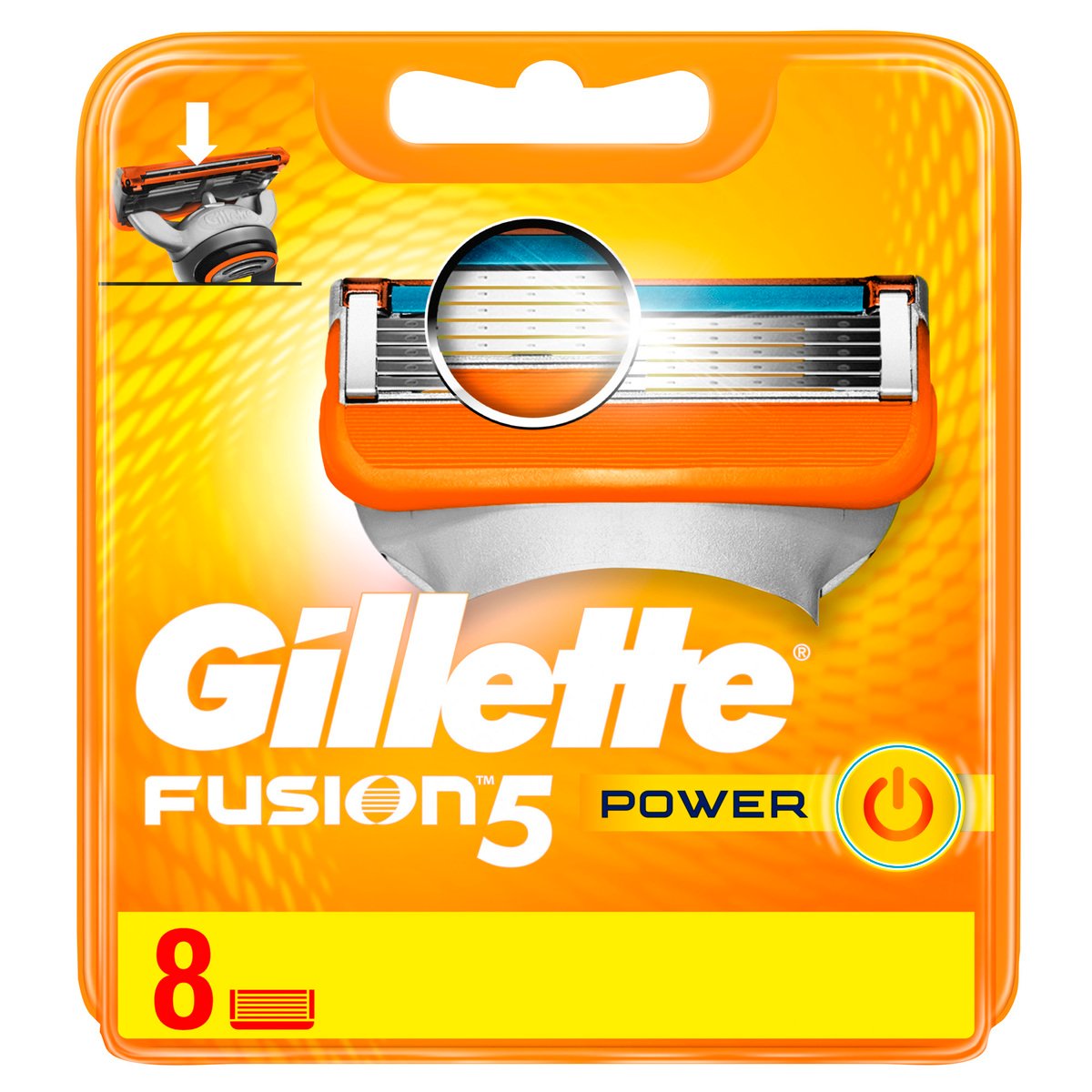 Gillette Fusion Power Men’s Razor Blades 8pcs