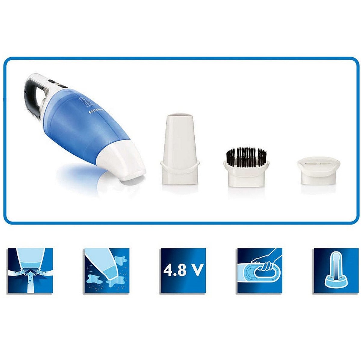 Philips Handheld Wet&Dry Vacuum Cleaner FC6142/60   