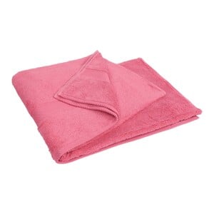 Laura Collection Bath Towel Pink Size: W90 x L150cm