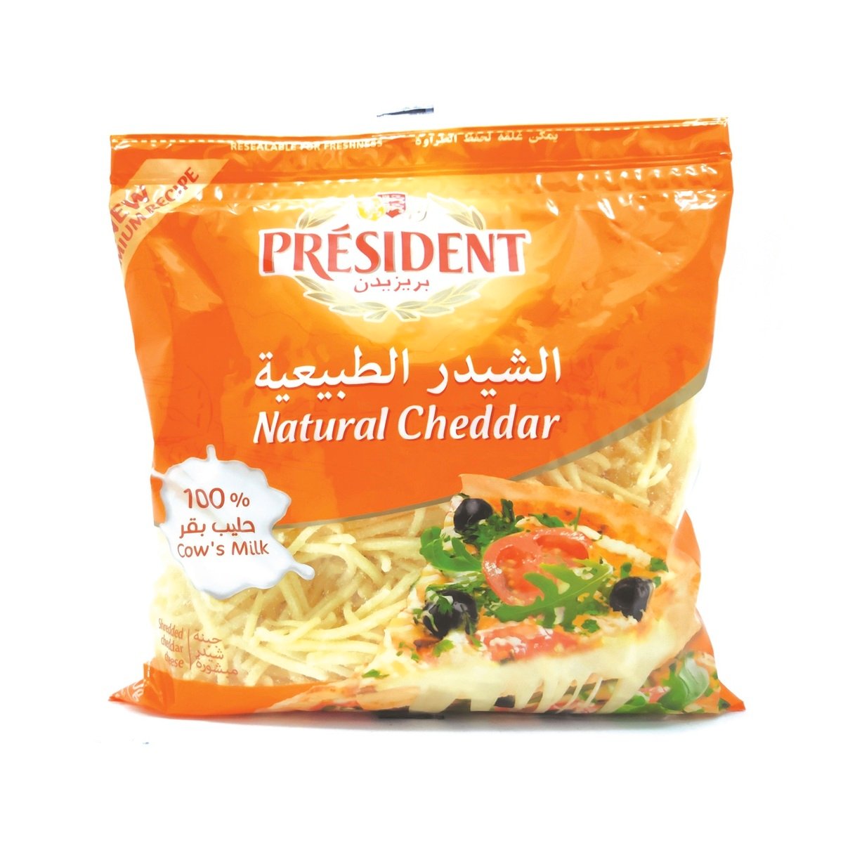 President Natural Cheddar Cheese 450 g