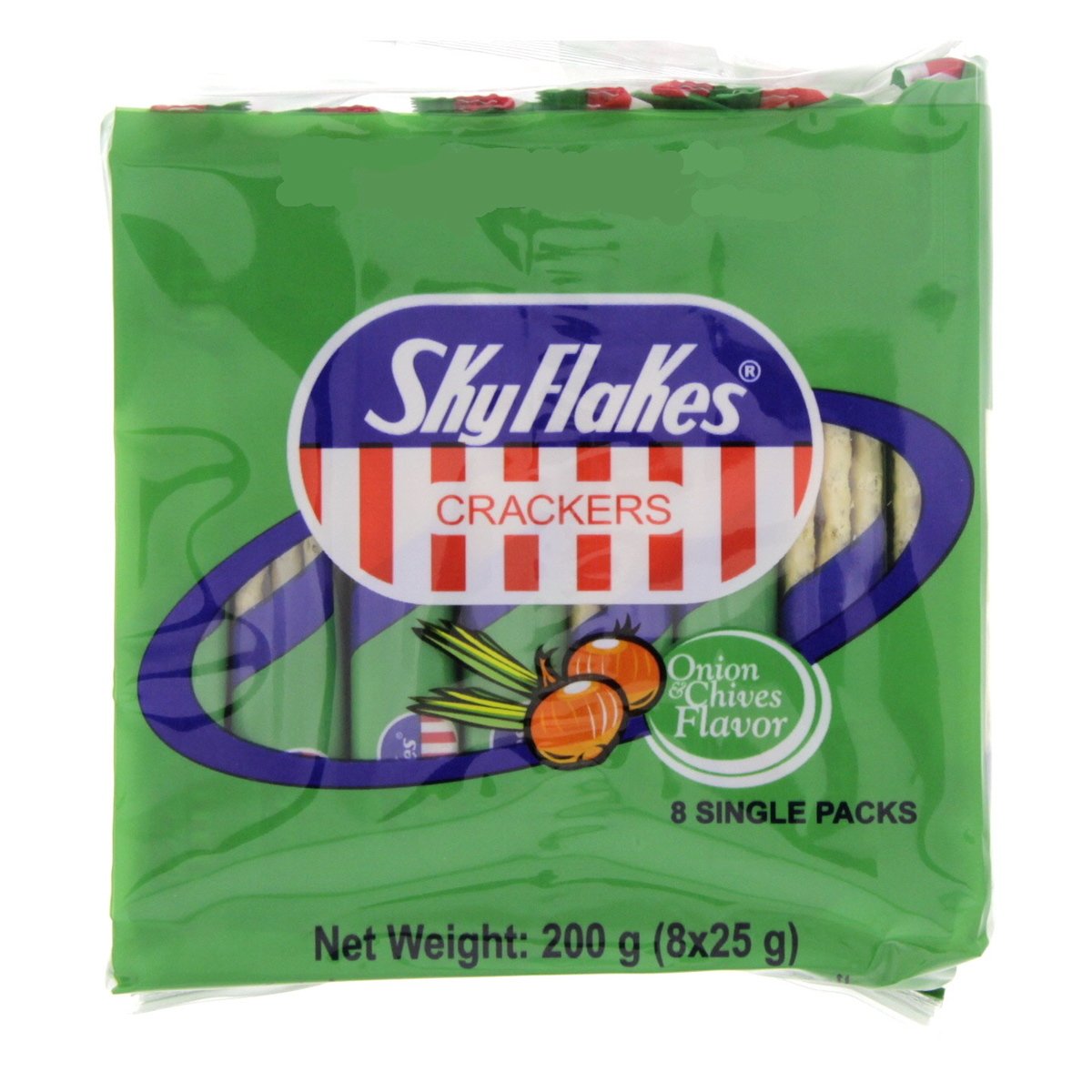 Sky Flakes Onion And Chives Crackers 200 g