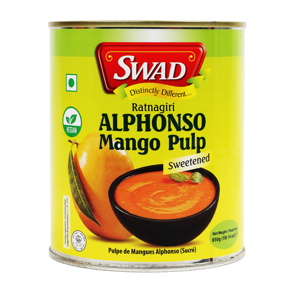 Swad Alphonso Mango Pulp 850 g