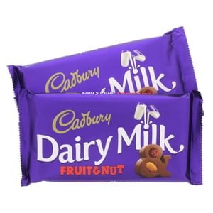 Cadbury Dairy Milk Fruit & Nut 2 x 230g