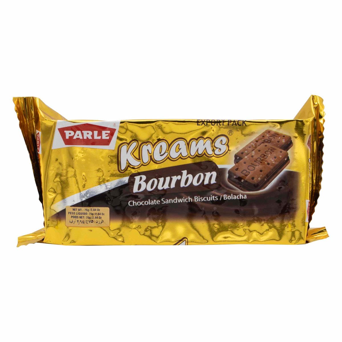 Parle Kreams Bourbon Chocolate Sandwich Biscuits 75 g