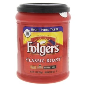 Folgers Classic Roast Medium Ground Coffee 320g