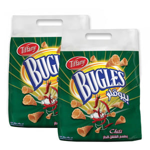 Tiffany Bugles Crispy Corn Snacks Chili 22 x 10.5g 2pkt