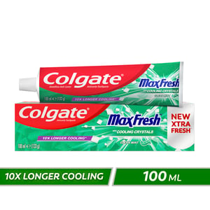 Colgate Fluoride Toothpaste Max Fresh Clean Mint 100ml