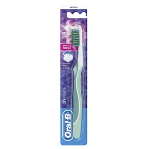 Oral-B 3D White Fresh 40 Medium Manual Toothbrush Assorted Color