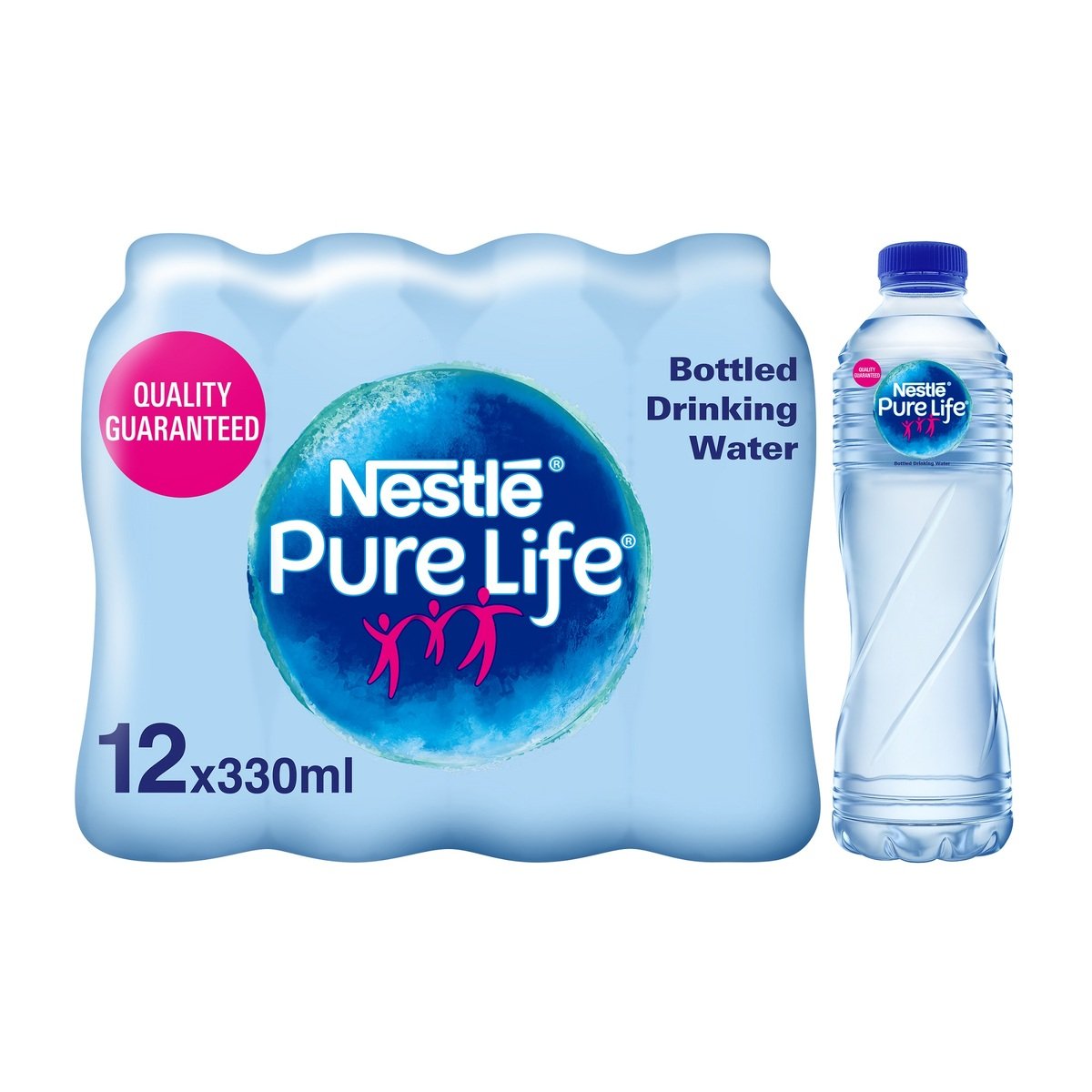 Nestle Pure Life Bottled Drinking Water 12 x 330 ml
