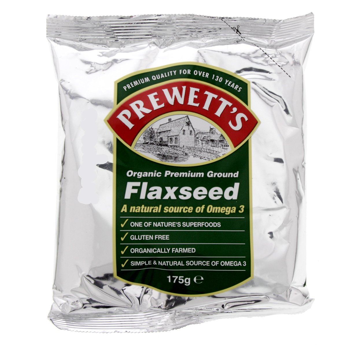 Prewetts Organic Premium Ground Flaxseed 175g