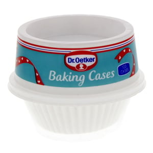 Oetker White Baking Cases 100's