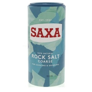 Saxa Rock Salt Coarse For Cooking And Grinding 350g