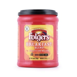 Folgers Breakfast Blend Ground Coffee 306g
