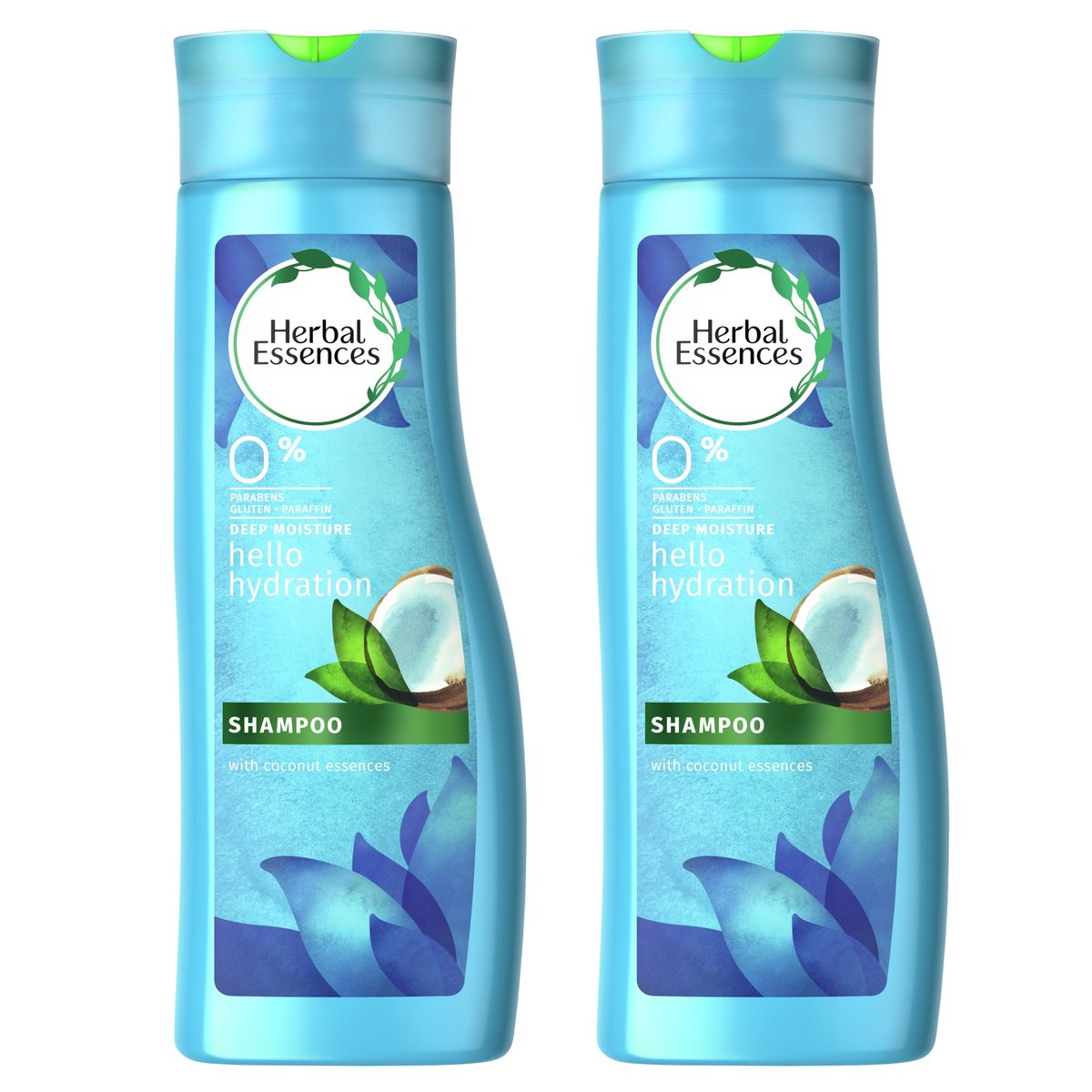 Herbal Essences Hello Hydration Moisturizing Shampoo with Coconut Essences 2 x 400ml