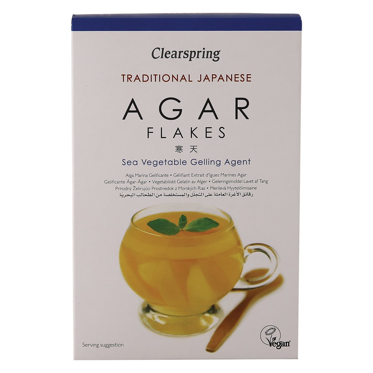 Clearspring Traditional Japanese Agar Flakes Sea Vegetable Gelling Agent 28g