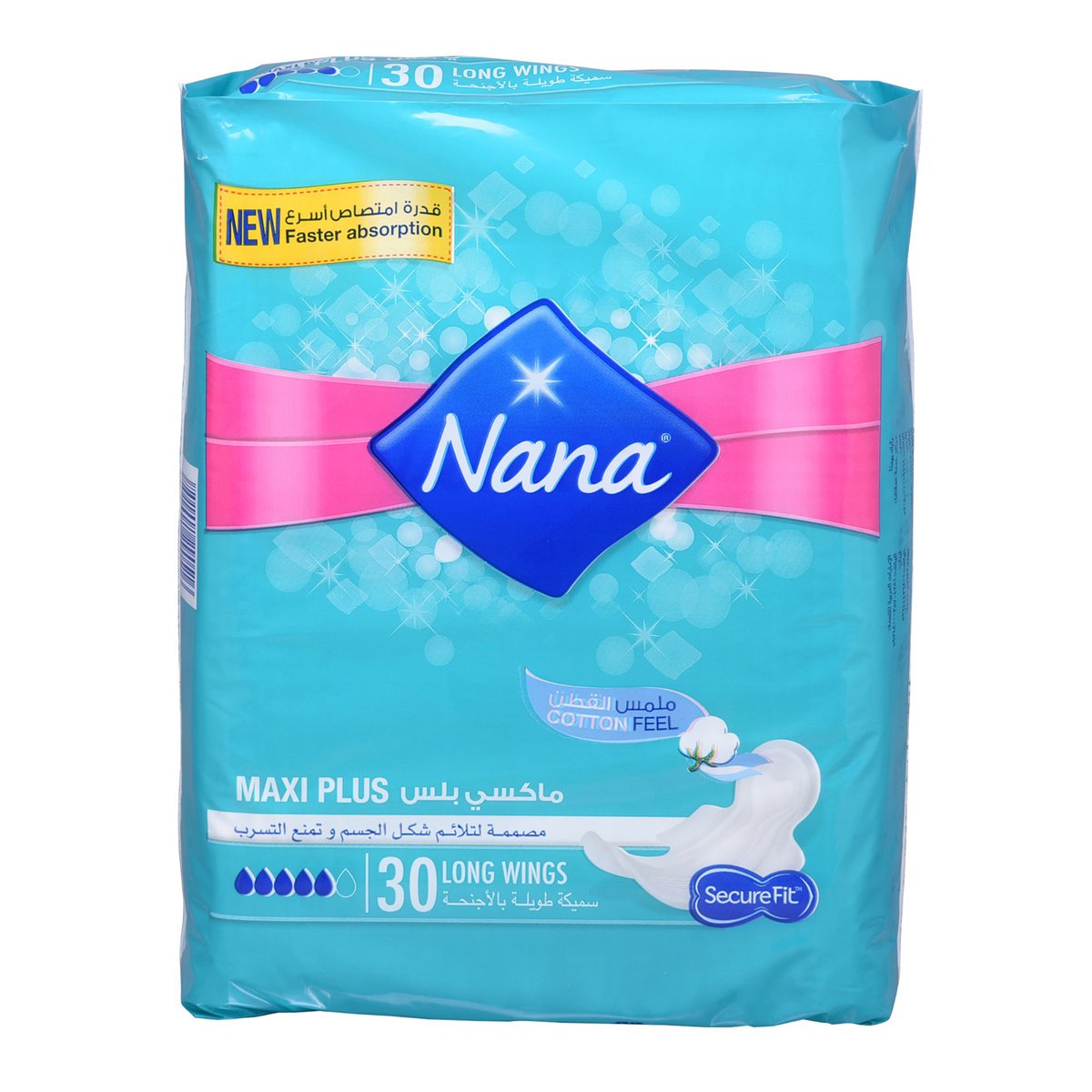 Nana Extra Thick Maxi Plus Long Wings 30pcs