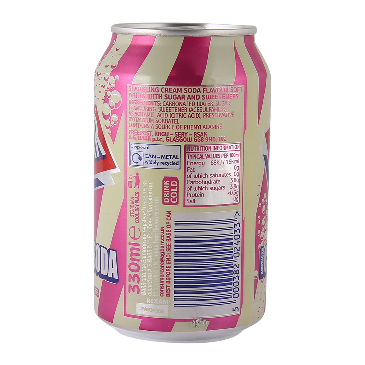 Barr American Cream Soda 330 ml
